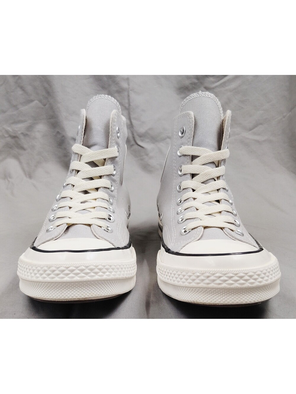 Converse Chuck 70 High A08615F Grey Area Egret Mens 7 Womens 9 Canvas Sneakers